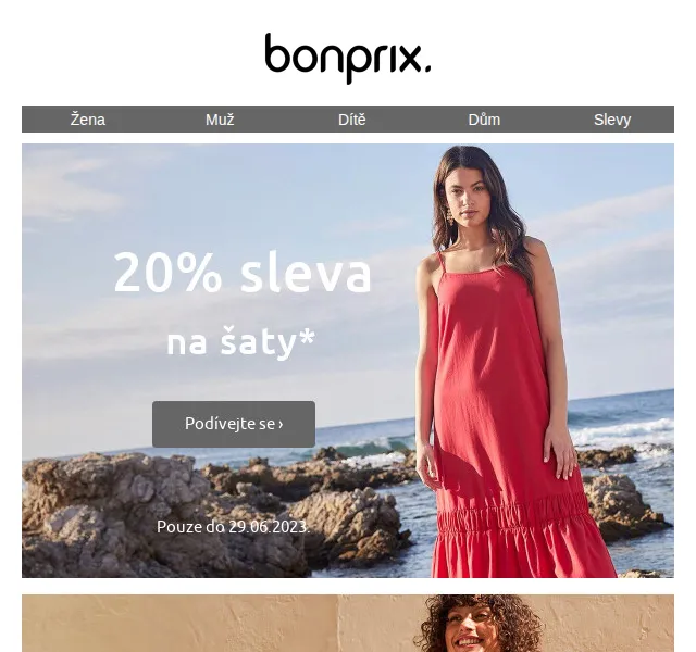 bonprix: 20% sleva na šaty – červen 2026 | Nuslet.cz