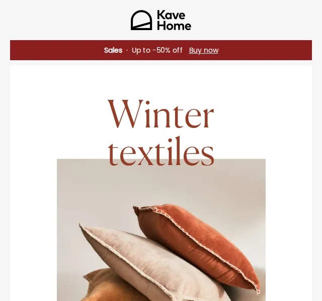 Kave Home Sale: textilie až -50 % – červen 2026 | Nuslet.cz