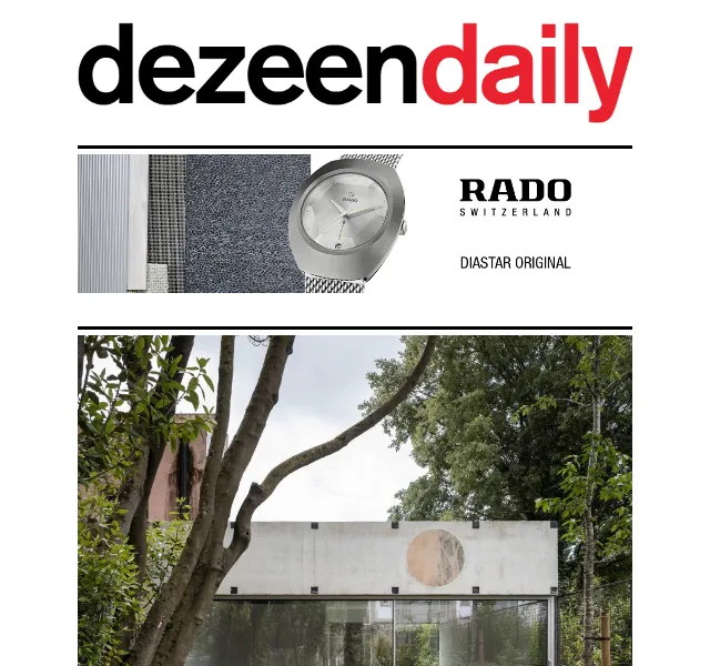 Dezeen Daily: Novinky z architektury a designu – červen 2026 | Nuslet.cz