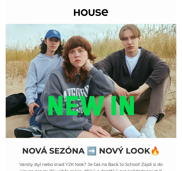 HOUSE: Back to School – mikiny, džíny od 299 Kč – červen 2026 | Nuslet.cz