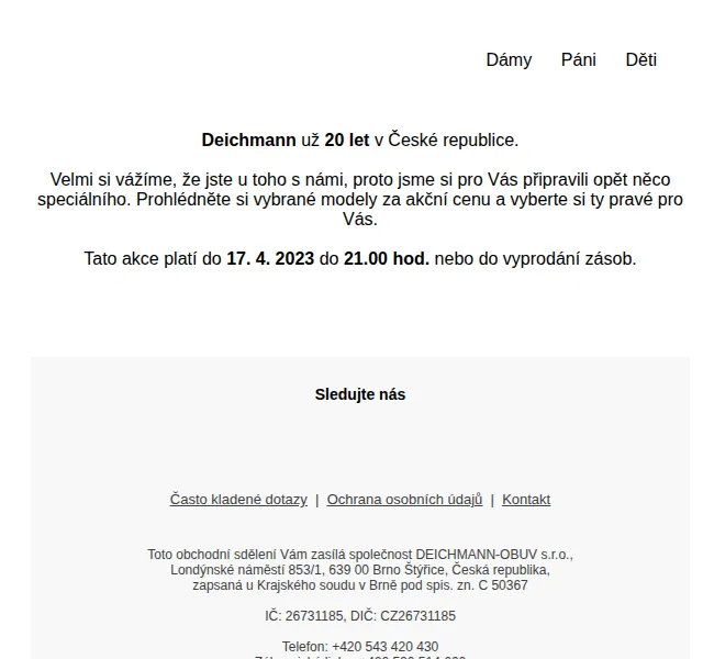DEICHMANN: Vybrané modely se slevou – červen 2026 | Nuslet.cz