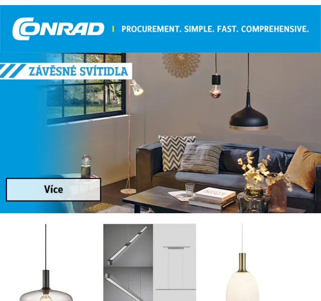 Conrad Electronic: Designové osvětlení a zahradní technika – červen 2026 | Nuslet.cz