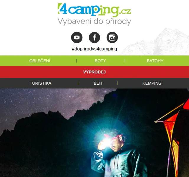 4camping: Čelovky a svítilny – červen 2026 | Nuslet.cz