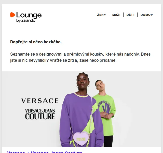 Lounge by Zalando: Versace Jeans Couture a Pinko se slevou až 80 % – červen 2026 | Nuslet.cz