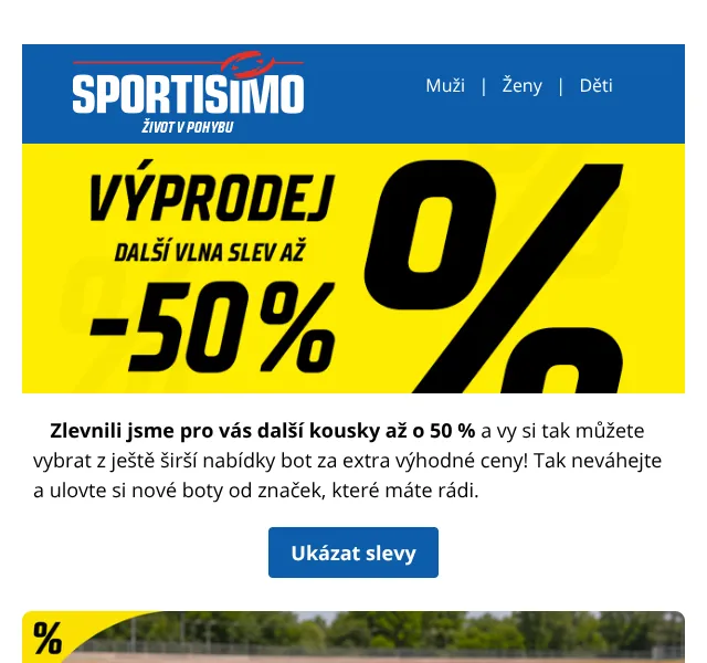Sportisimo.cz: Boty až 50 % sleva – červenec 2026 | Nuslet.cz