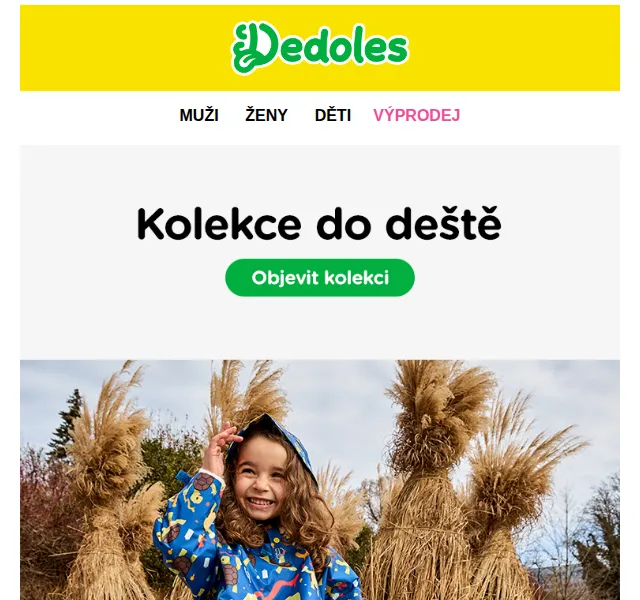 Dedoles.cz: Kolekce do deště – červenec 2026 | Nuslet.cz