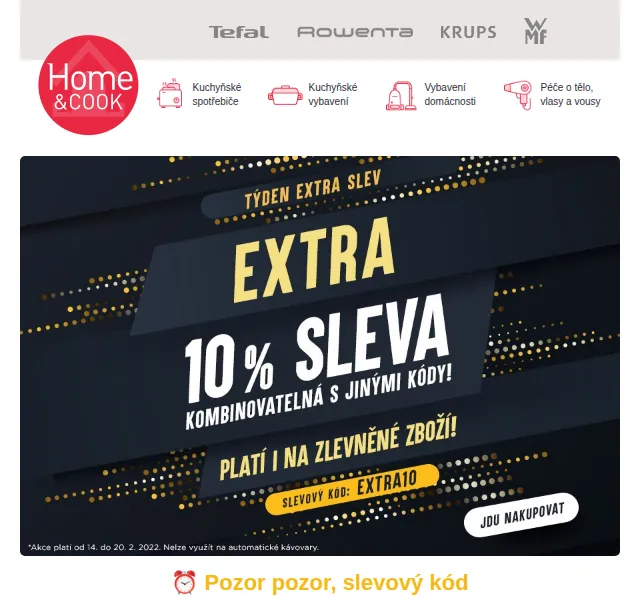 Home & Cook: 10% sleva na celý sortiment – červen 2026 | Nuslet.cz
