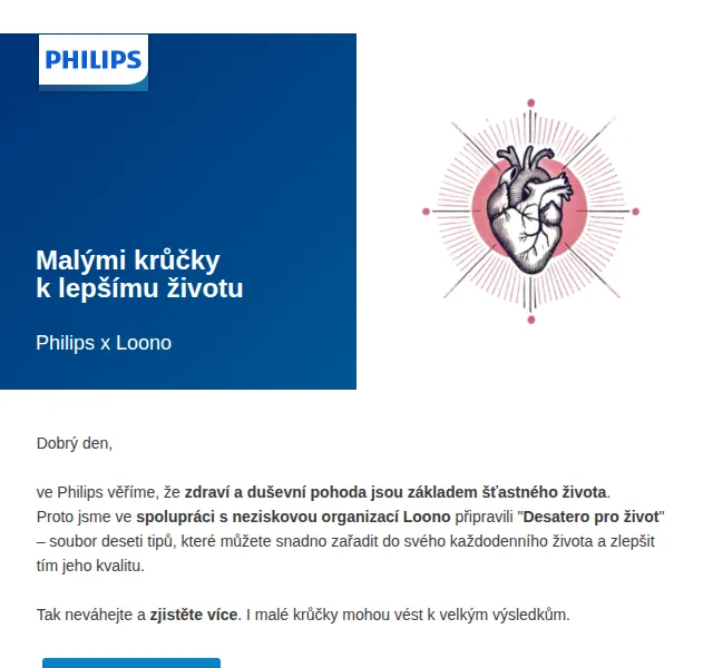 Philips: Desatero pro život ve spolupráci s Loono – červen 2026 | Nuslet.cz