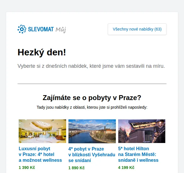 Slevomat: Pobyty v Praze a wellness – červen 2026 | Nuslet.cz
