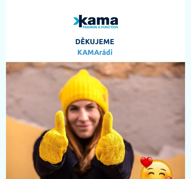 KAMA: sleva 10 % – srpen 2026 | Nuslet.cz
