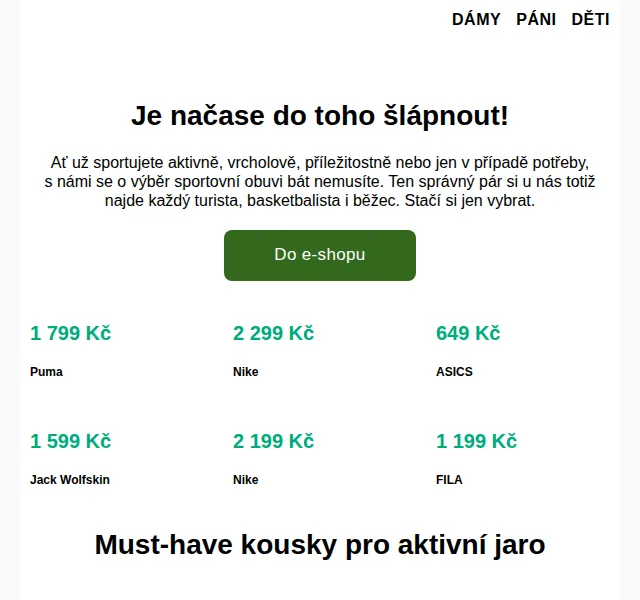 DEICHMANN: Sportovní obuv od 649 Kč – červen 2026 | Nuslet.cz