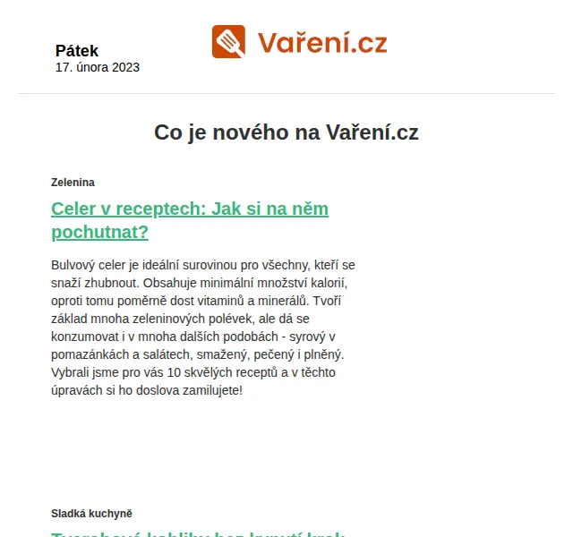 Vaření.cz: Nové recepty – červen 2026 | Nuslet.cz