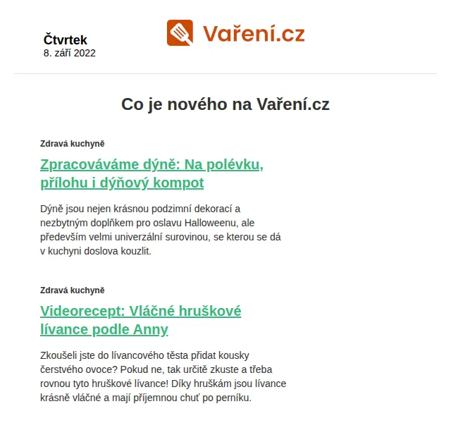 Vaření.cz: desítky nových receptů – září 2022 | Nuslet.cz