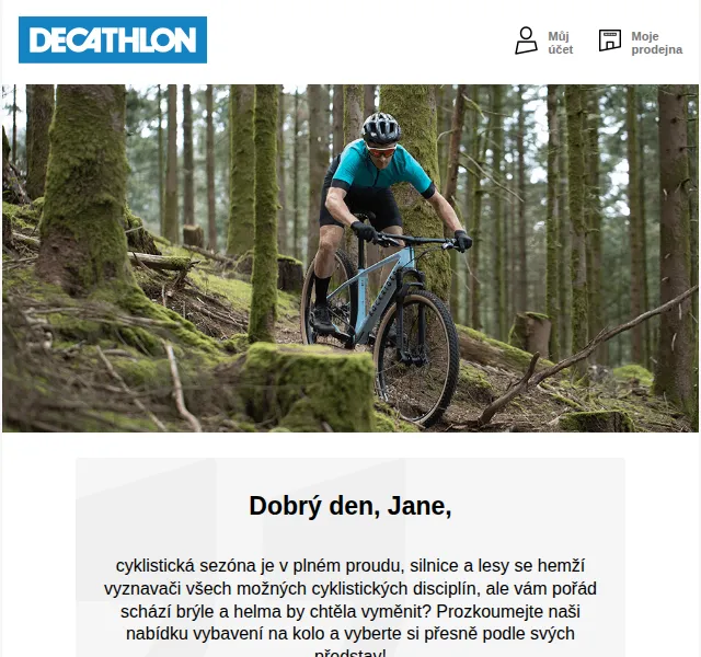 Decathlon: Cyklistická výbava a nepromokavé bundy – červen 2026 | Nuslet.cz