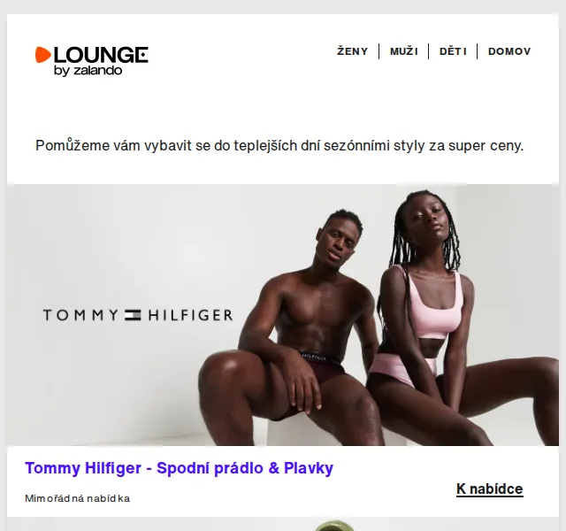 Lounge by Zalando: Barbour a Tommy Hilfiger do 75 % – červen 2026 | Nuslet.cz