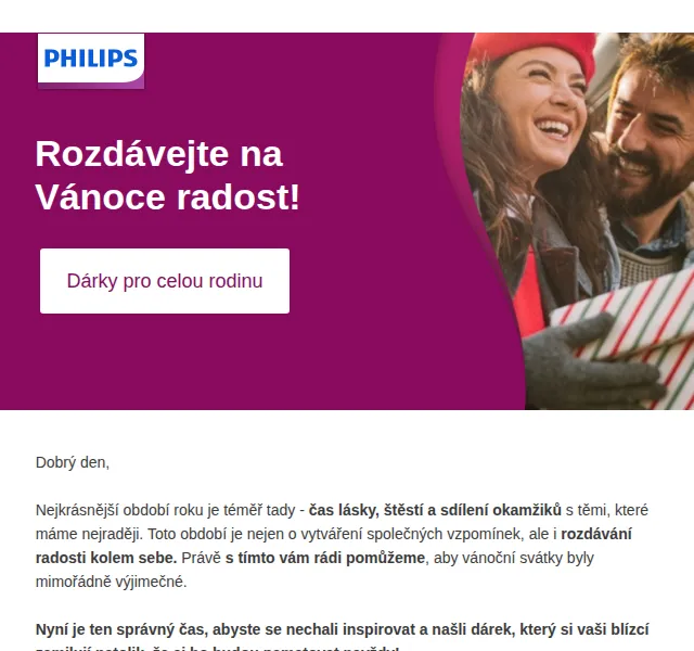 Philips: Vánoční tipy na dárky pro celou rodinu – červen 2026 | Nuslet.cz