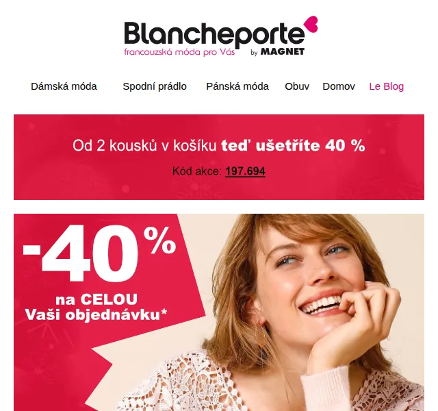 Blancheporte: Nadčasové kousky na společenské akce – červen 2026 | Nuslet.cz
