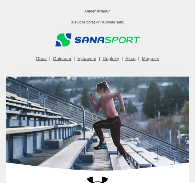 Sanasport: Under Armour se slevou až 52 % – červen 2026 | Nuslet.cz
