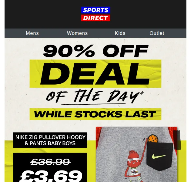 Sportsdirect.com: Sleva 90 % na Nike set – červen 2026 | Nuslet.cz