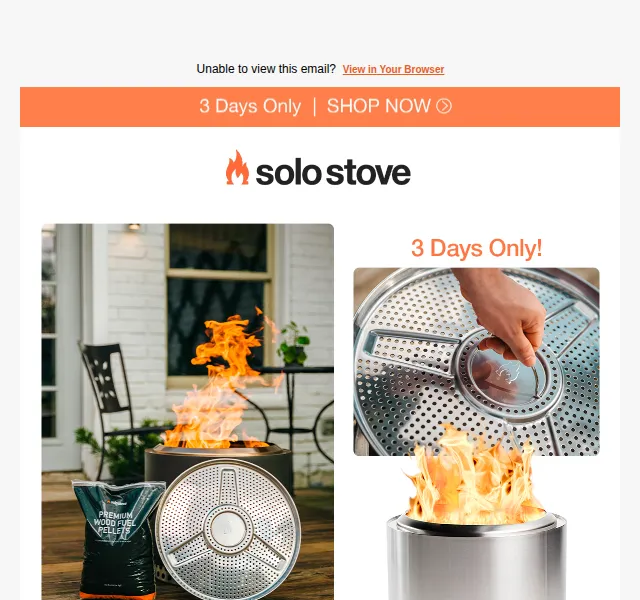 Solo Stove EU: Pellet adaptér zdarma ke každému ohništi – červenec 2026 | Nuslet.cz