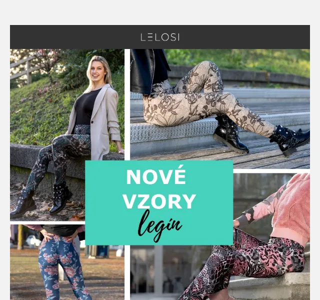 LELOSI: 7 nových vzorů legín – červen 2026 | Nuslet.cz