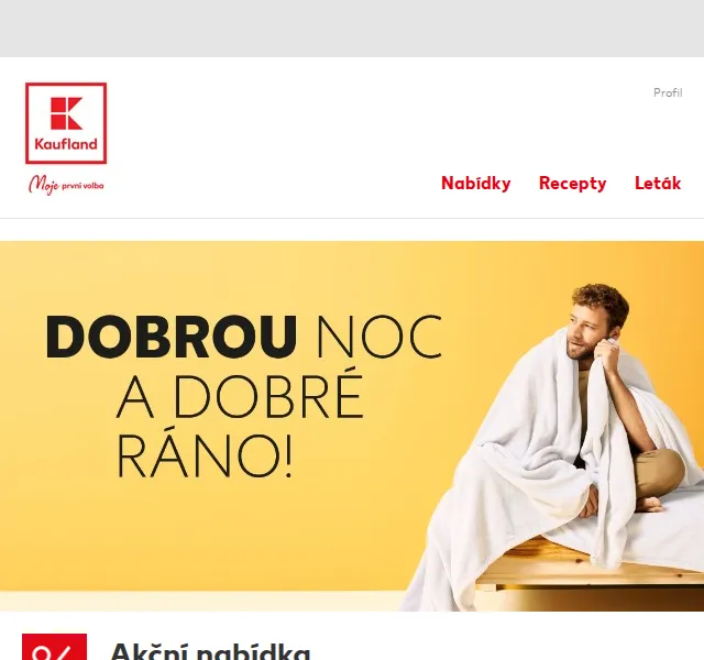 Kaufland: ložní povlečení a deky od 249,90 Kč – červen 2026 | Nuslet.cz