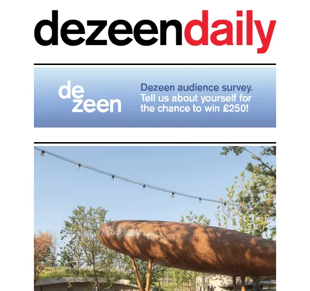 Dezeen Daily: Novinky z architektury a designu – červen 2026 | Nuslet.cz