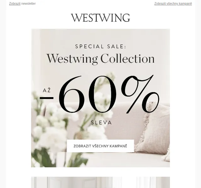 Westwing: Slevy až -60 % na Westwing Collection – červen 2026 | Nuslet.cz