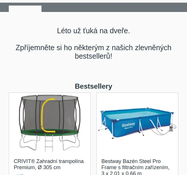 Lidl: letní výprodej se slevami až 40 % – červen 2026 | Nuslet.cz