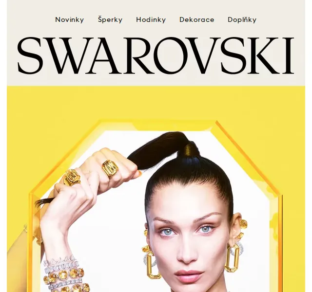 Swarovski: Nová kolekce Bella Hadid – červen 2026 | Nuslet.cz