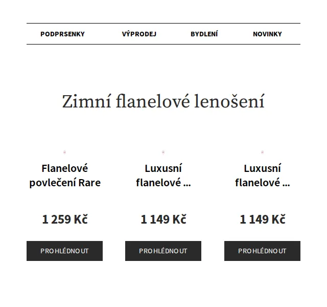 Astratex.cz: Flanelové povlečení a luxusní textil – červen 2026 | Nuslet.cz