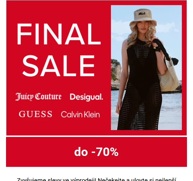 Modivo: FINAL SALE do 70 % – červen 2026 | Nuslet.cz