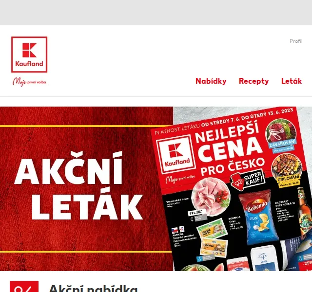 Kaufland: Grilování s akcí na klobásky a víno – červenec 2026 | Nuslet.cz
