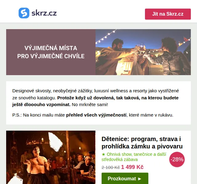 Vánoce na Skrz: Luxusní pobyty a dovolená – červen 2026 | Nuslet.cz