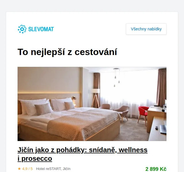 Slevomat: Wellness pobyty v Jičíně od 2 899 Kč – červen 2026 | Nuslet.cz