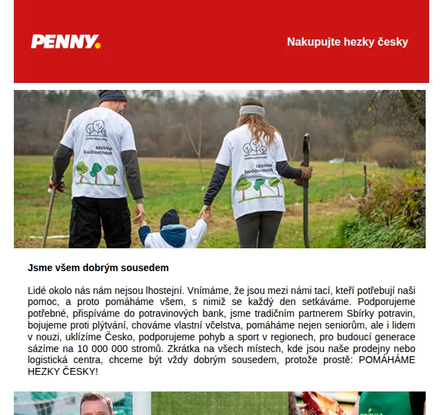 Penny Market: Podpora hezky česky – červenec 2026 | Nuslet.cz
