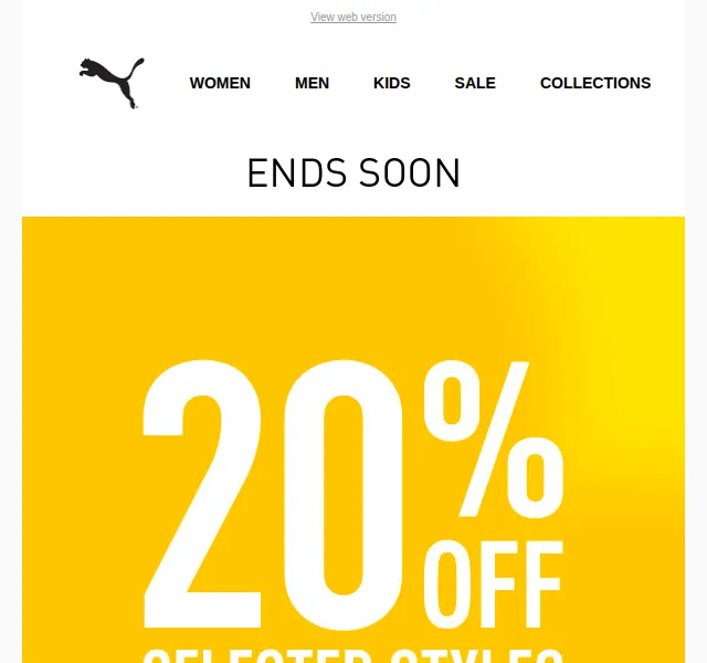 PUMA: 20% sleva s kódem EXTRA20 – červen 2023 | Nuslet.cz