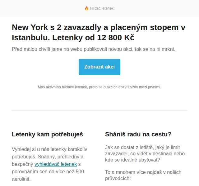 Cestujlevne.com: New York s 2 zavazadly od 12 800 Kč – červen 2026 | Nuslet.cz