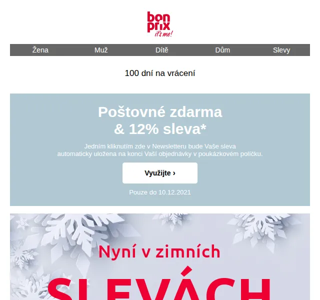 bonprix: 12% sleva a poštovné zdarma – červen 2026 | Nuslet.cz