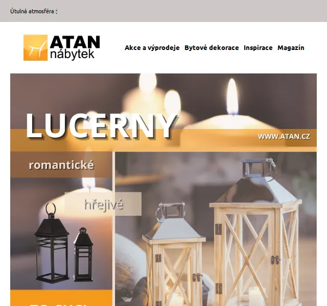 ATAN nábytek: Lucerny od 118 Kč – červenec 2026 | Nuslet.cz