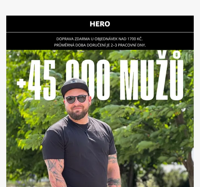 HERO: Bestsellery pánského prádla – červenec 2026 | Nuslet.cz