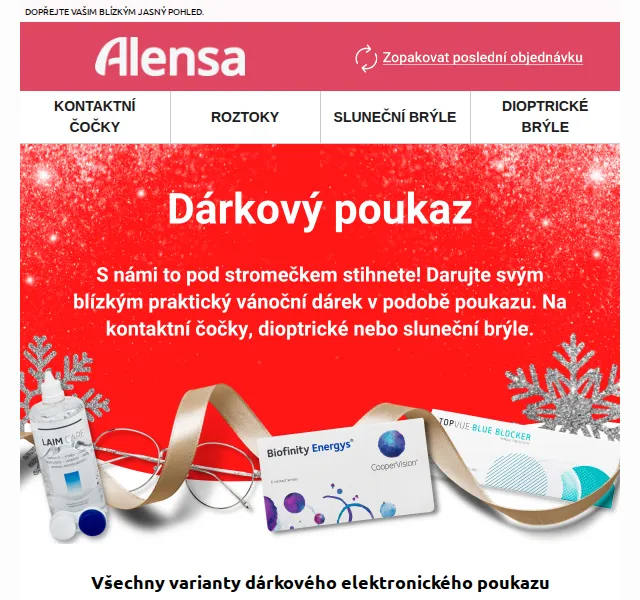 Alensa: Dárkové poukazy až 5 000 Kč – červen 2026 | Nuslet.cz