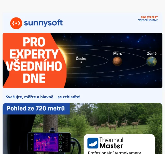 Sunnysoft.cz: Termokamery a testery – sleva až 30 % | Nuslet.cz