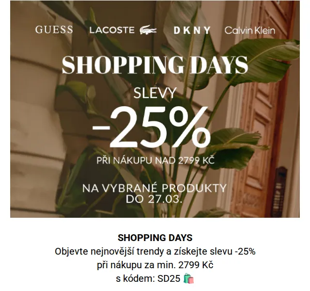 Modivo: Sleva -25 % na Shopping Days – červen 2026 | Nuslet.cz