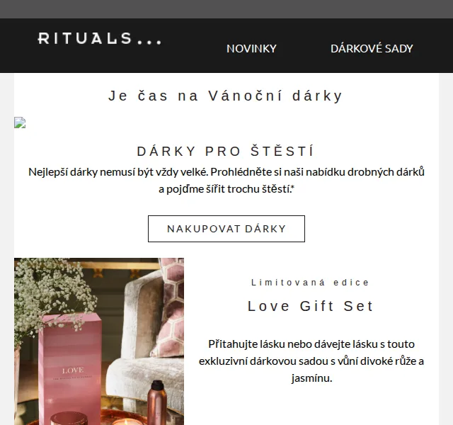 Rituals: Vánoční dárky a limitované edice – červen 2026 | Nuslet.cz