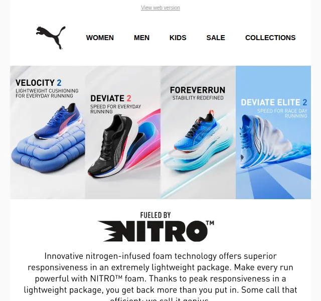 PUMA: FOREVERRUN NITRO WTR a další běžecké produkty – červenec 2026 | Nuslet.cz
