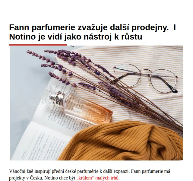 Marketing & Media: Vuch TV spot, Notino expanze – prosinec 2021 | Nuslet.cz