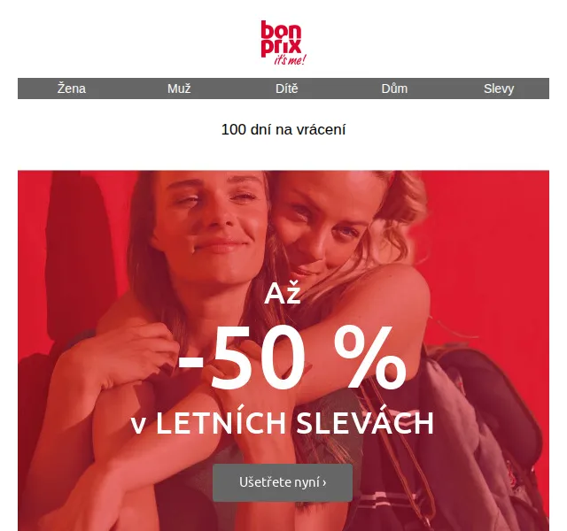 bonprix: lněné oblečení až 50% sleva – červen 2026 | Nuslet.cz