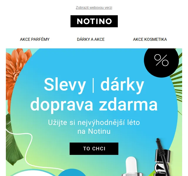 Notino: Slevy, dárky a doprava zdarma na léto – červen 2026 | Nuslet.cz
