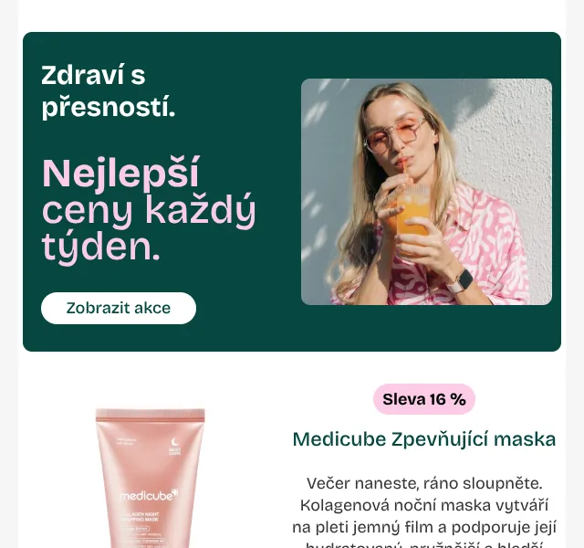 Pilulka.cz: Slevy až 34 % – srpen 2026 | Nuslet.cz